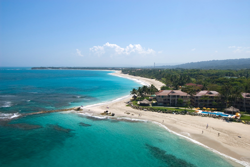 Beach at Cabarete on the North Coast of the Dominican Republic