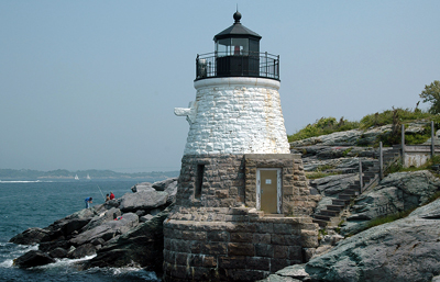 Rhode Island: Castle Hill Lighthouse in Newport