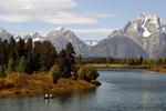 Wyoming: Grand Tetons Canoeing